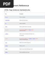 Complete HTML Tags with Examples PDF | PDF | Html | Html Element