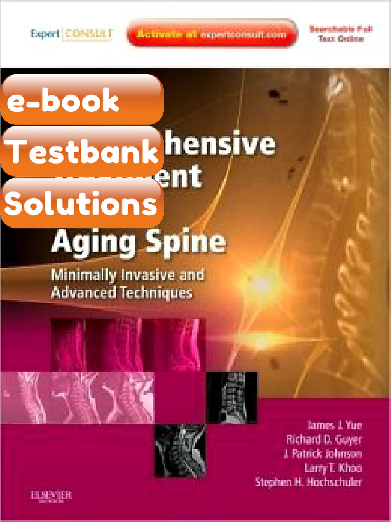 Testbank the Comprehensive Treatment of the Aging Spine Minimally ...