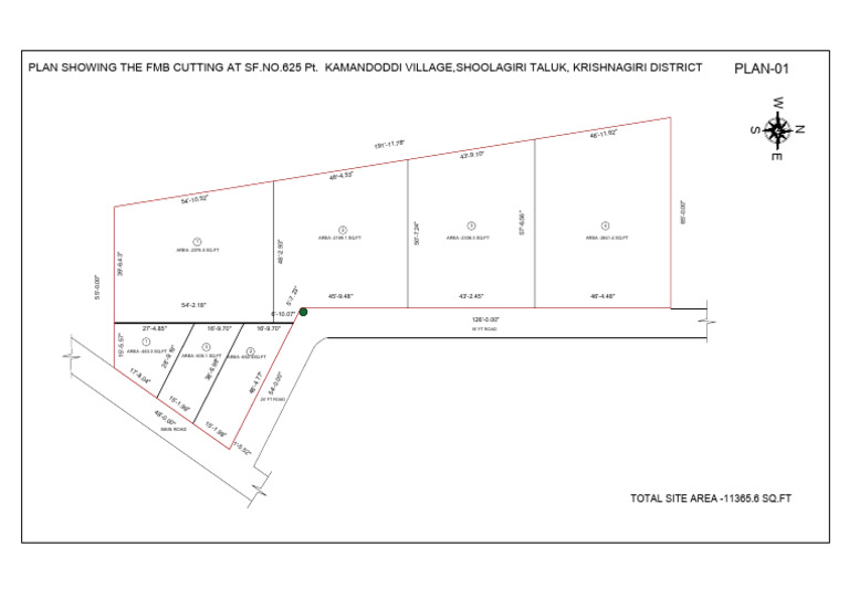 Kamandoddi Site Boundary Measurement | PDF