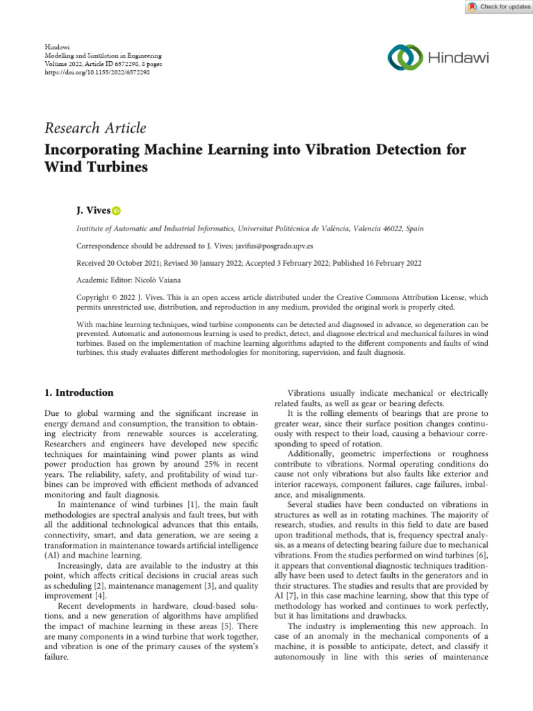 Modelling and Simulation in Engineering - 2022 - Vives - Incorporating ...