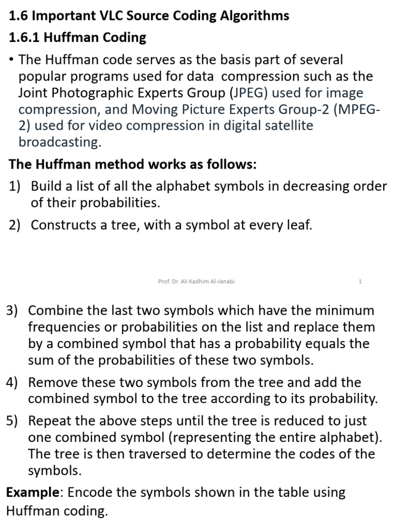 LEC2 - Source Coding Systems | PDF | Algorithms | Discrete Mathematics