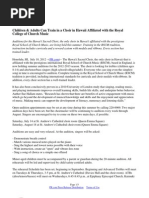 Children & Adults Can Train in a Choir in Hawaii Affiliated with the Royal College of Church Music