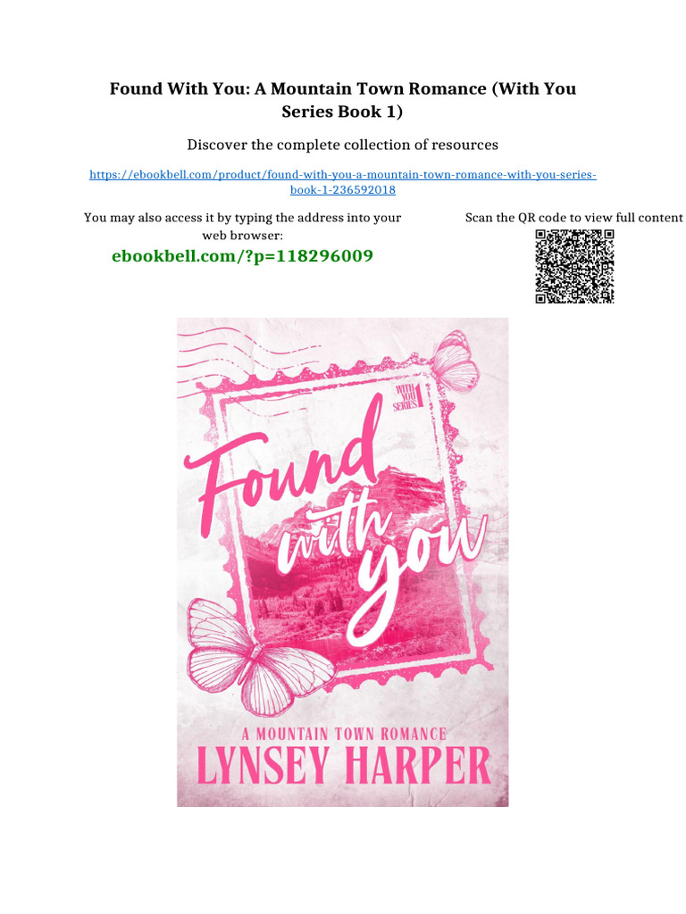 Found With You: A Mountain Town Romance (With You Series Book 1 ...
