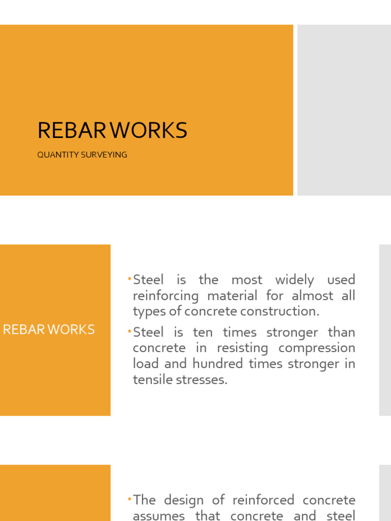 Rebar Works 3 | PDF | Reinforced Concrete | Concrete