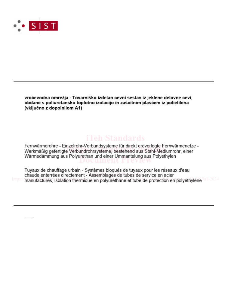 SIST-EN-253-2019-A1-2024 | PDF | Pipe (Fluid Conveyance) | Welding