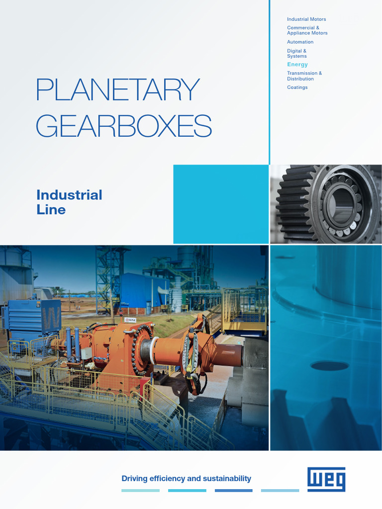 WEG Gearboxes Planetary 50126471 Brochure English | PDF | Bearing ...