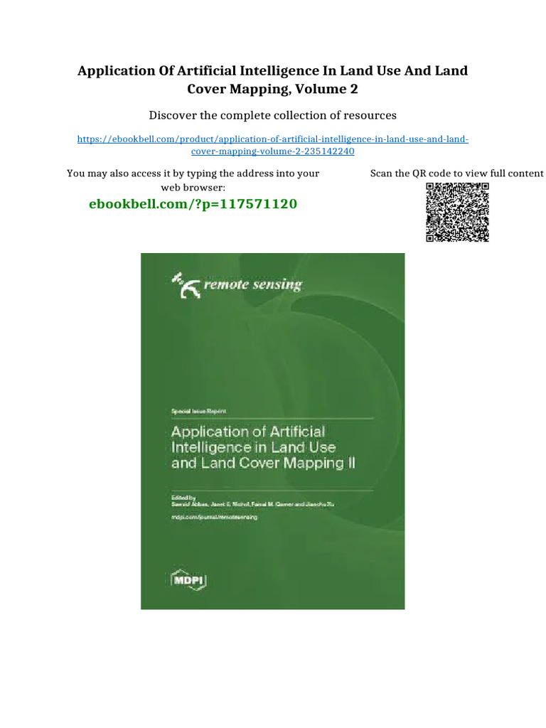 Application of Artificial Intelligence in Land Use and Land Cover ...