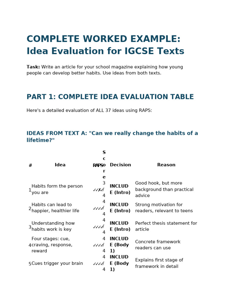 Evaluation Lesson Plan | PDF | Habits | Motivation