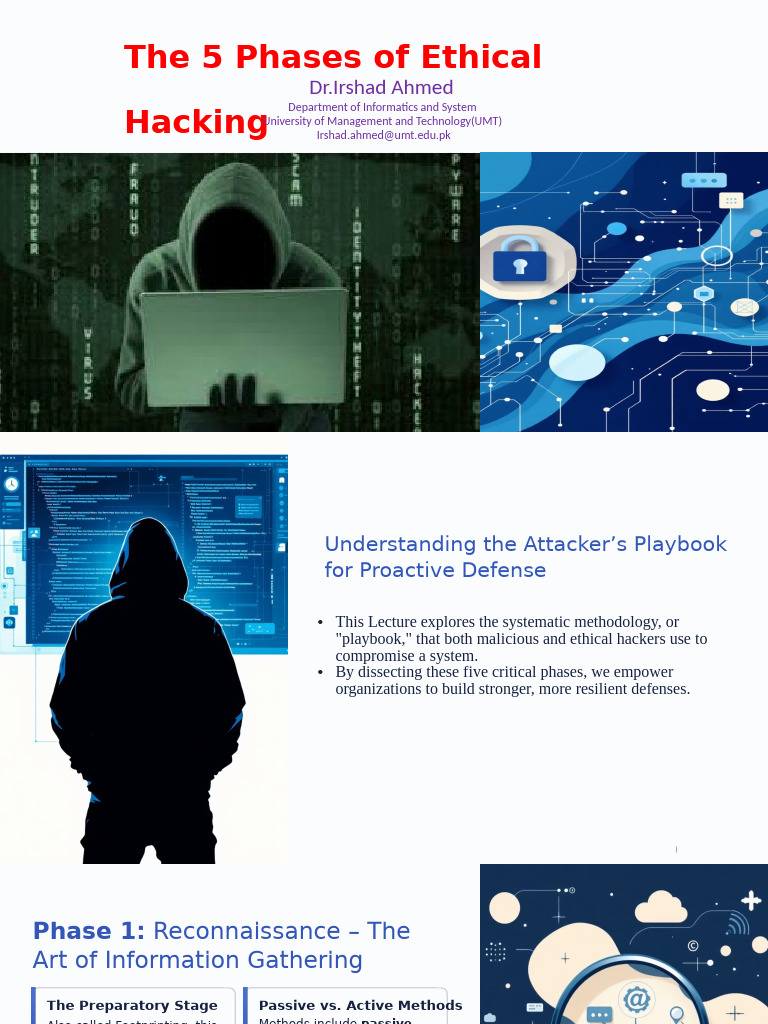 The 5 Phases of Ethical Hacking | PDF | Security | Computer Security