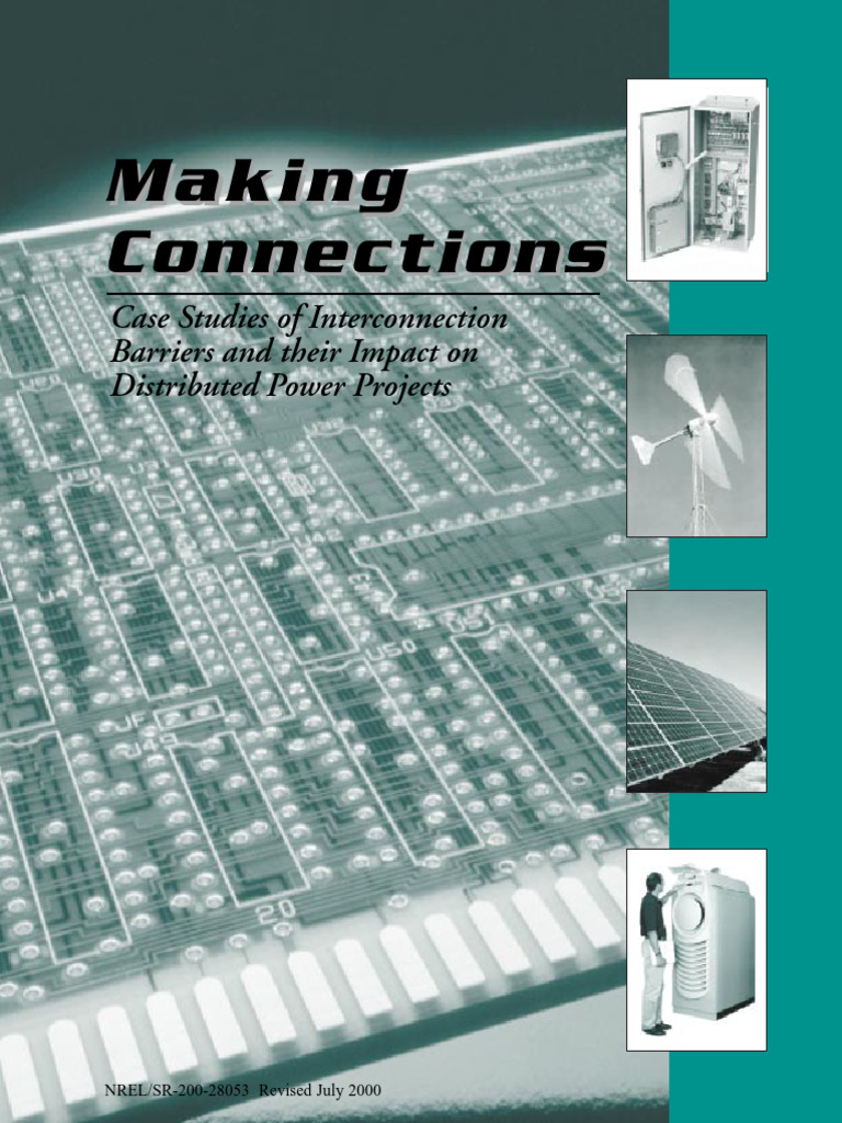 Making Connections | PDF | Distributed Generation | Electrical Grid