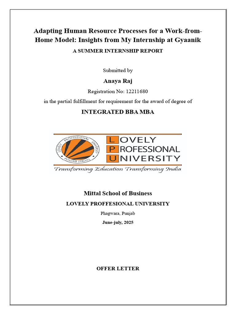 Adapting Human Resource Processes For A Work-from-Home Model | PDF ...