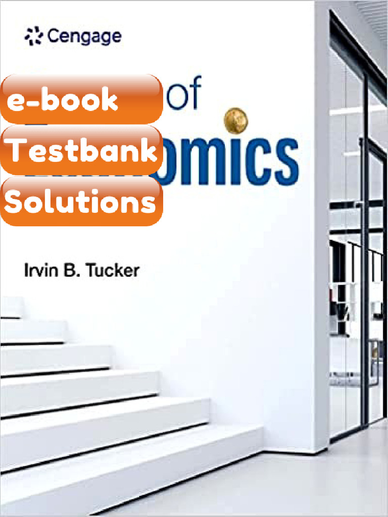 Testbank Survey of Economics 11th Edition by Irvin B Tucker Fast ...