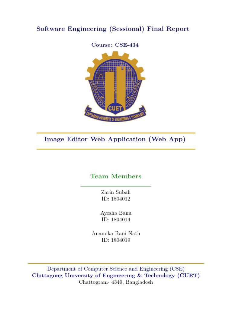1804012,14,19 - Final Report | PDF | Use Case | Databases