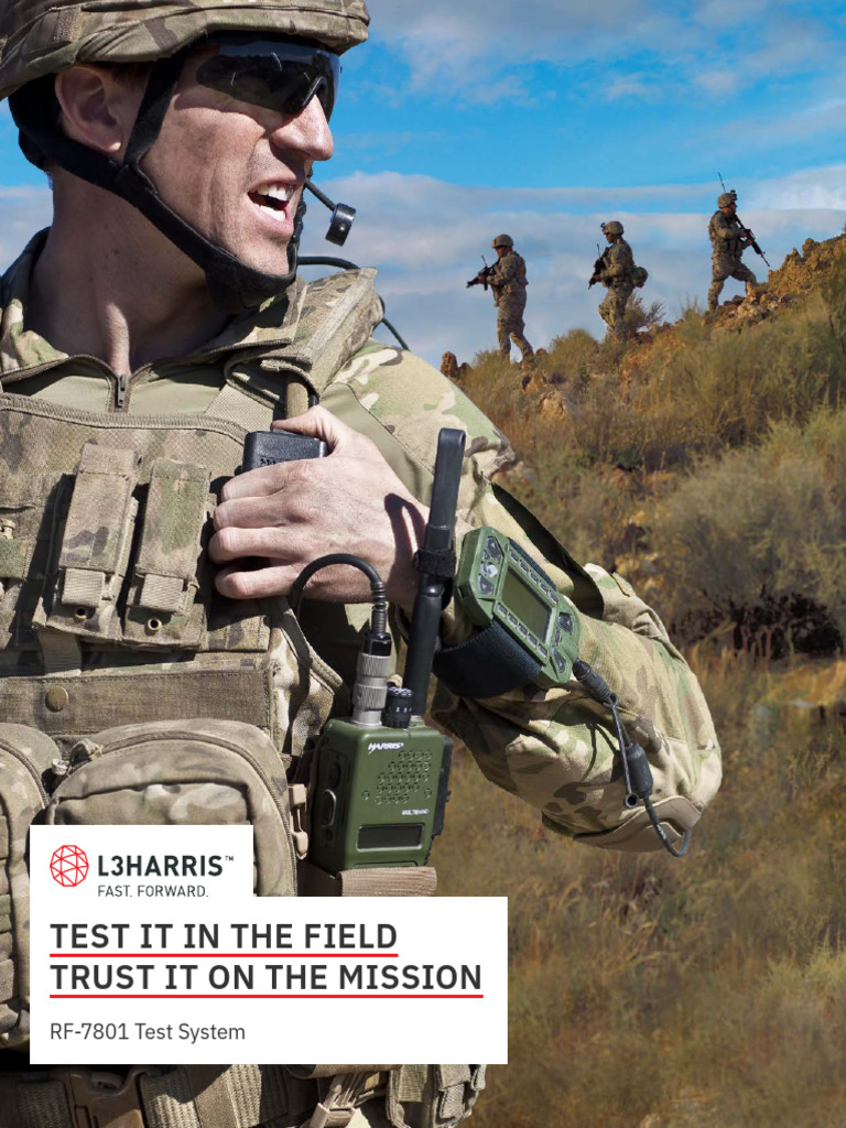 Cs Tcom RF 7801 Tactical Radio Field Test System Brochure | PDF ...