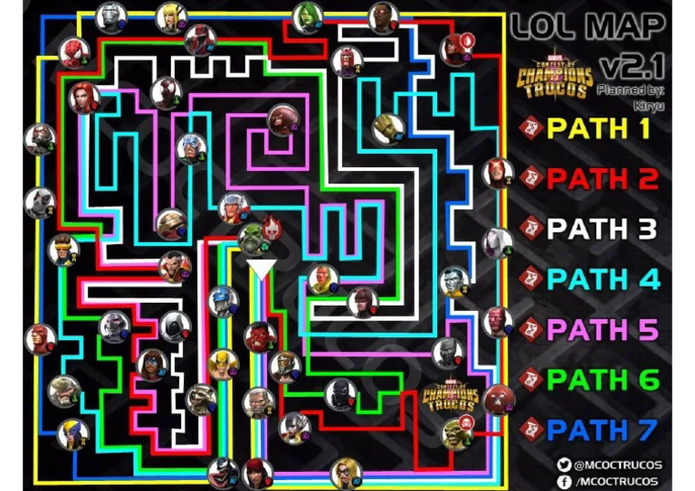 Mcoc LOL MAP V2.1 | PDF