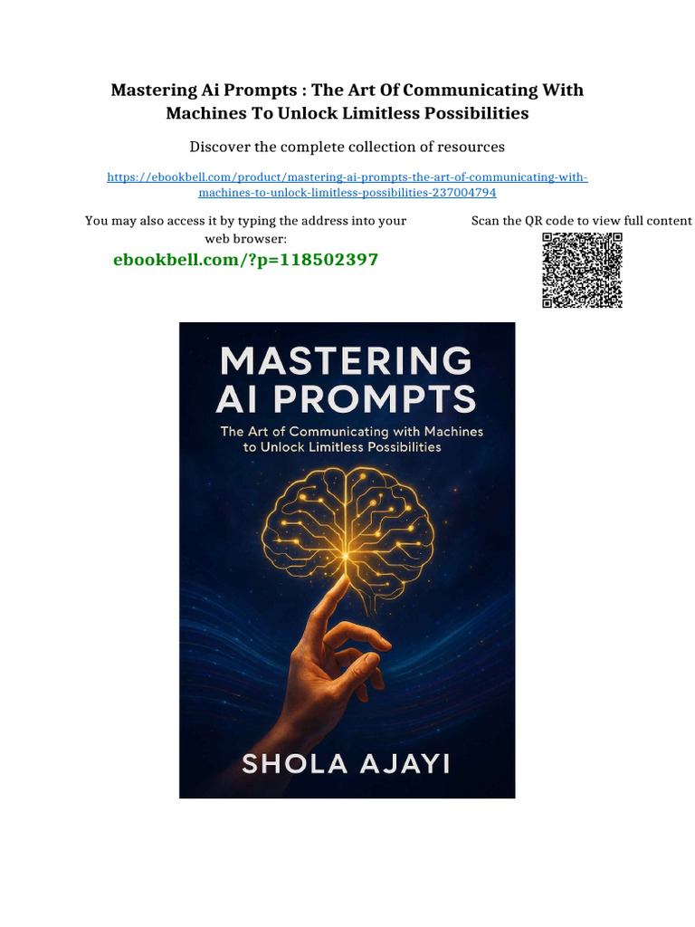 Mastering AI Prompts: The Art of Communicating With Machines To Unlock ...