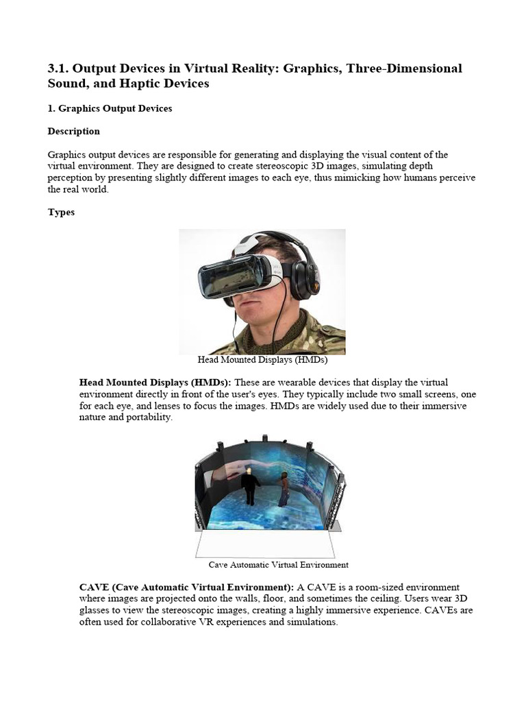 AR&VR 4 Unit | PDF | Virtual Reality | Usability