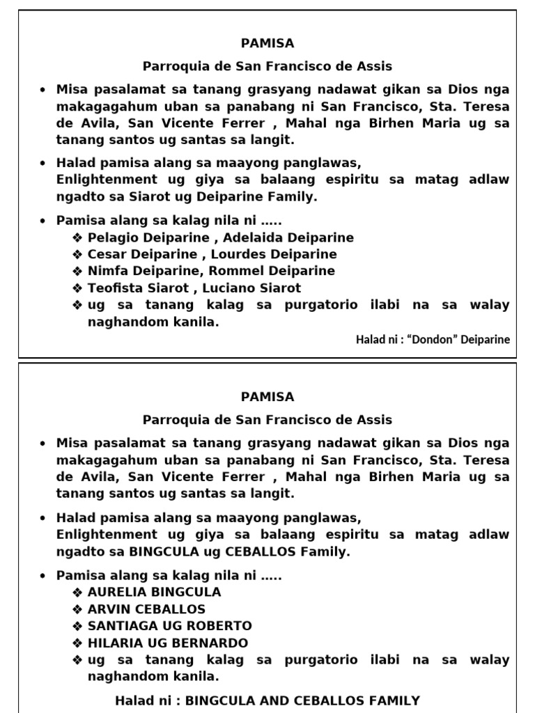 Pamisa | PDF