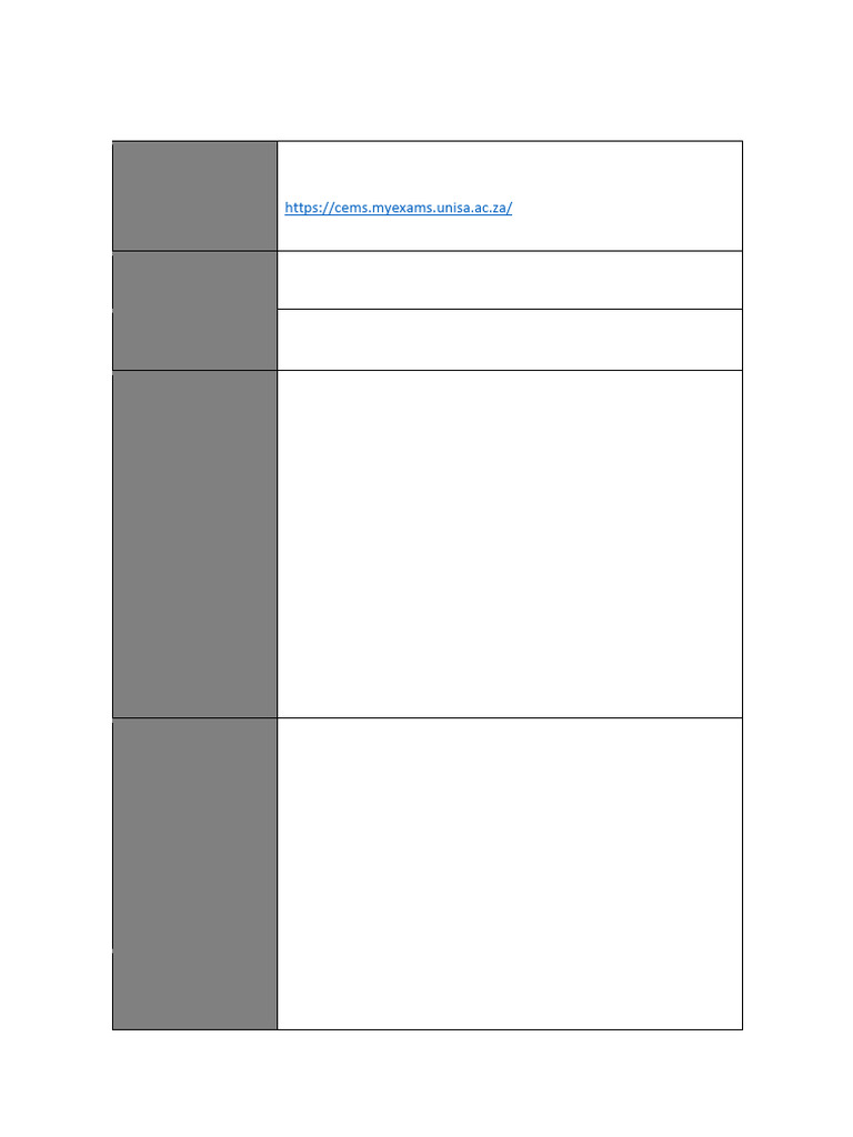 Format of the Examination for Semester 2 2025 | PDF