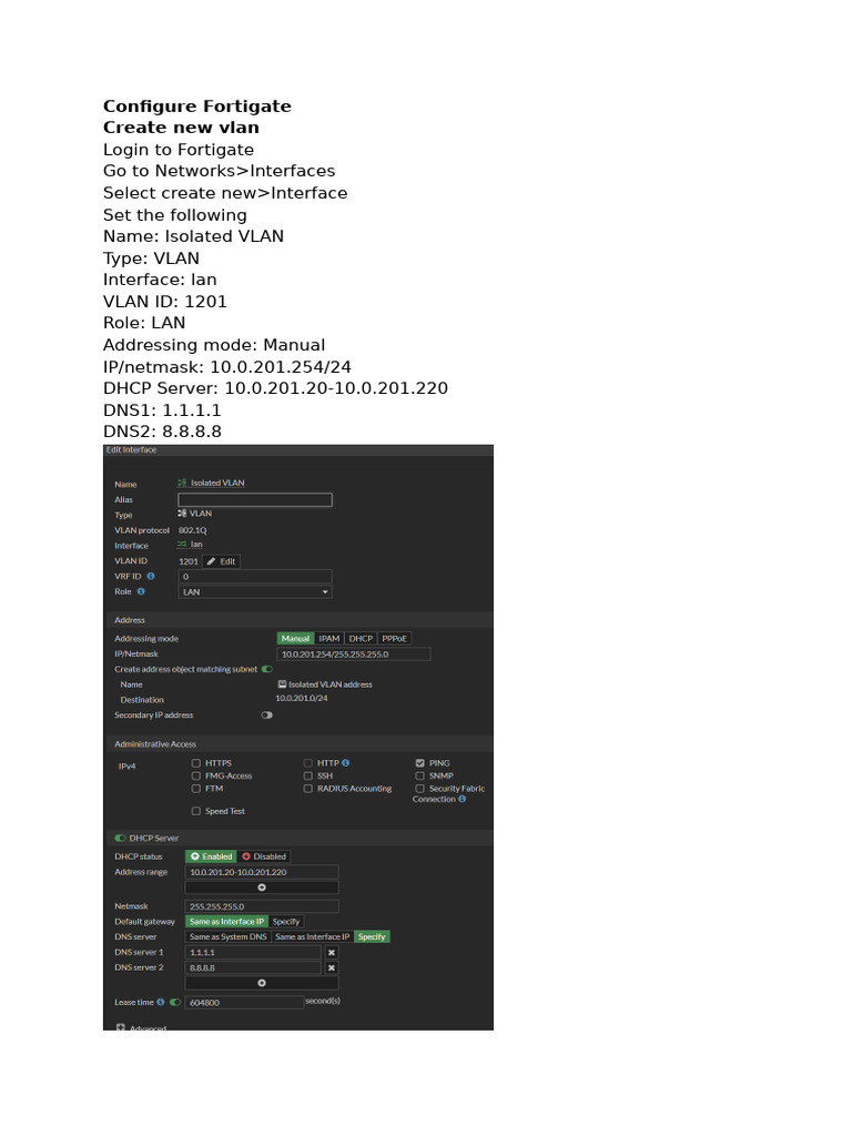Configure Isolated VLAN | PDF