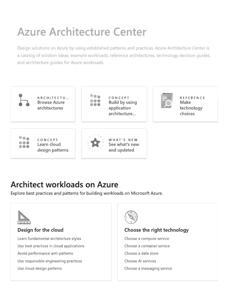 Azure Architecture | PDF