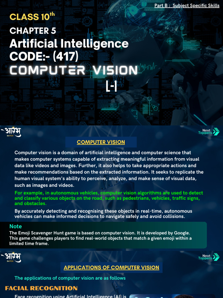3035245Computer Vision - L1.Pdf_Computer Vision - L1 | PDF | Computer ...