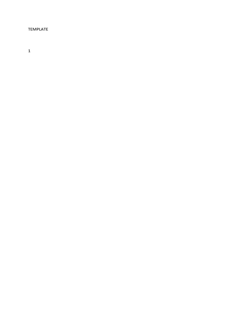 Template | PDF