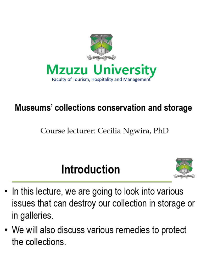 Museums' Collection Conservation and Storage | PDF | Humidity | Ultraviolet