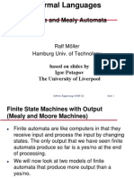 Formal Languages - Moore and Mealy Automata