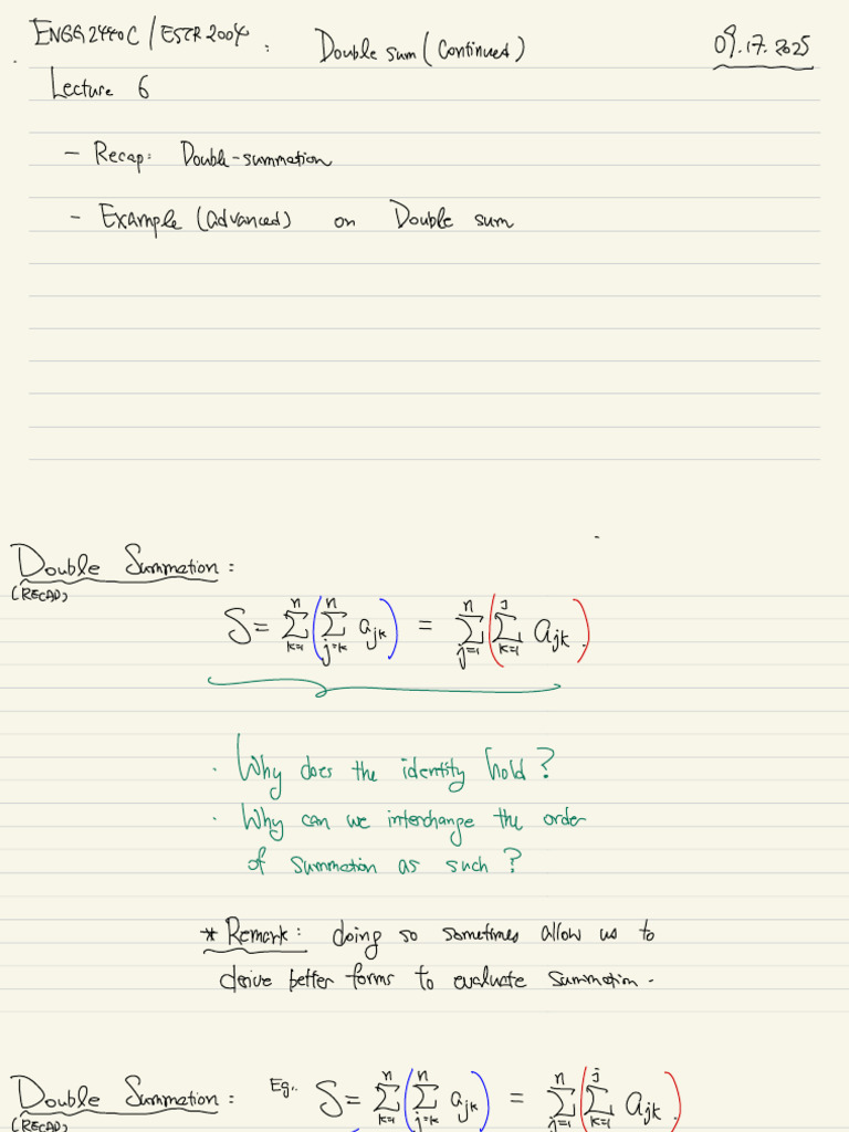 week3-2025-sep-17-pre | PDF | Summation | Discrete Mathematics