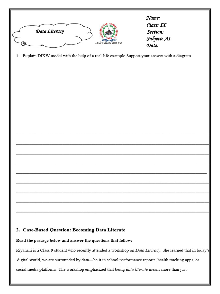 Data Literacy W-1 | PDF | Literacy | Cognitive Science