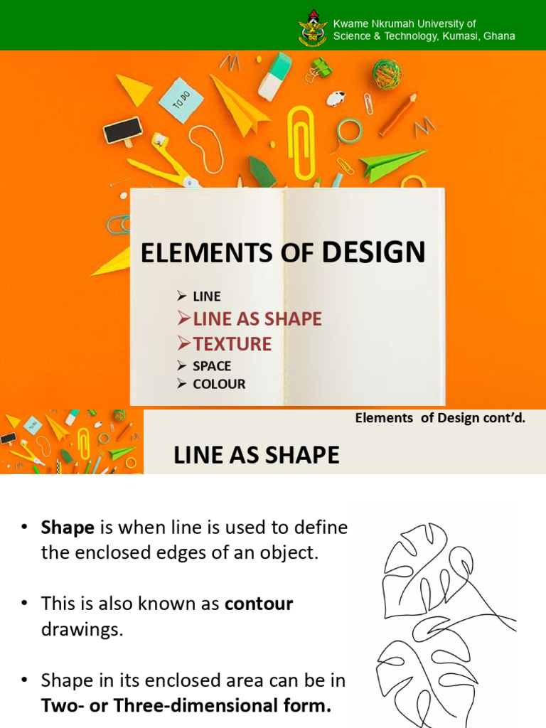 LECTURE 4. SHAPE AND TEXTURE ELEMENTS OF DESIGN. FOF | PDF | Shape ...