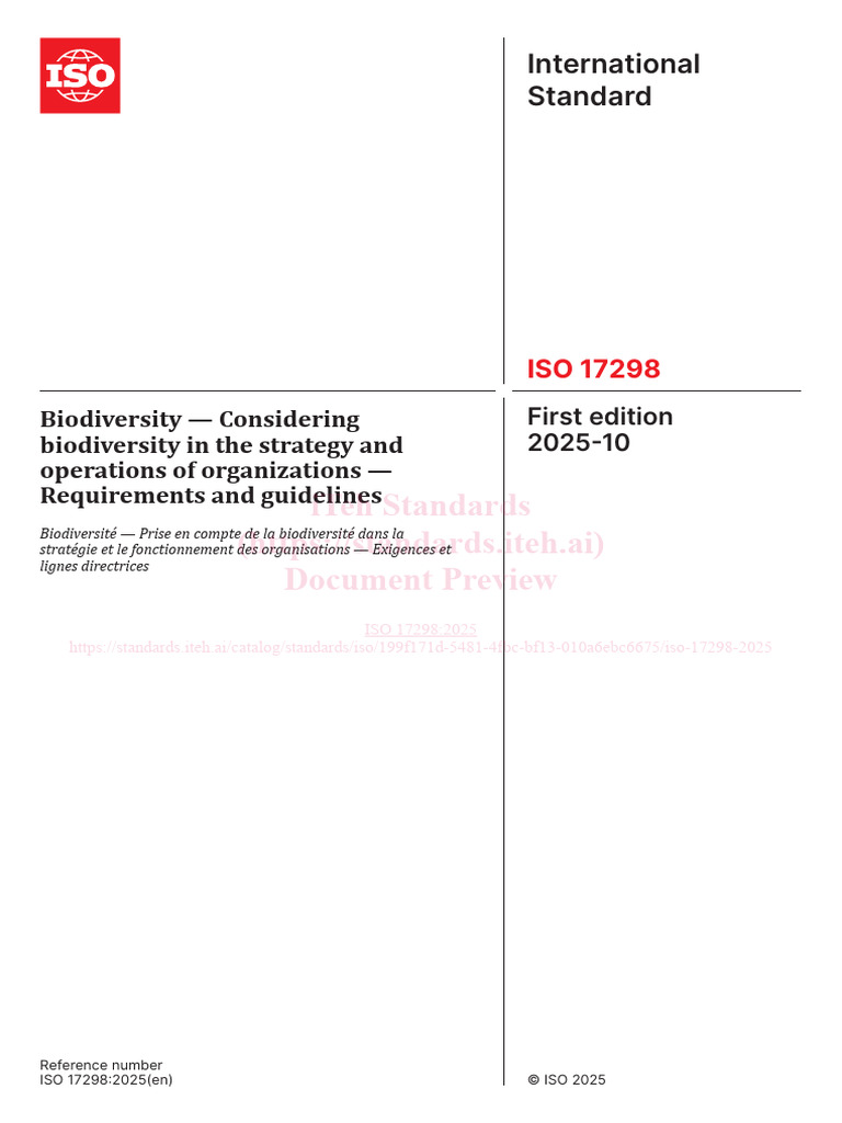 Iso 17298 2025 | PDF | International Organization For Standardization ...
