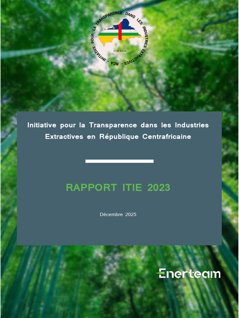 Rapport Itie Rca 2023 | PDF | Audit | Économie