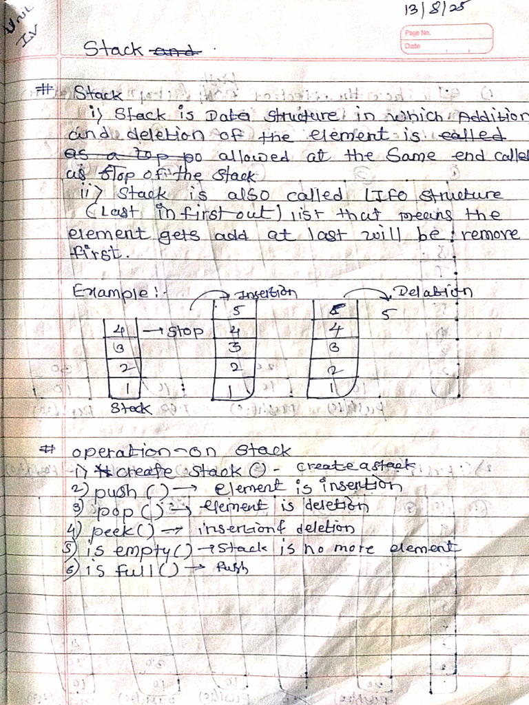 Stack Notes | PDF