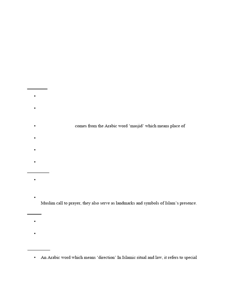 0490 ISLAM NOTES by Kevin Gunguvu | PDF | Hajj | Mosque