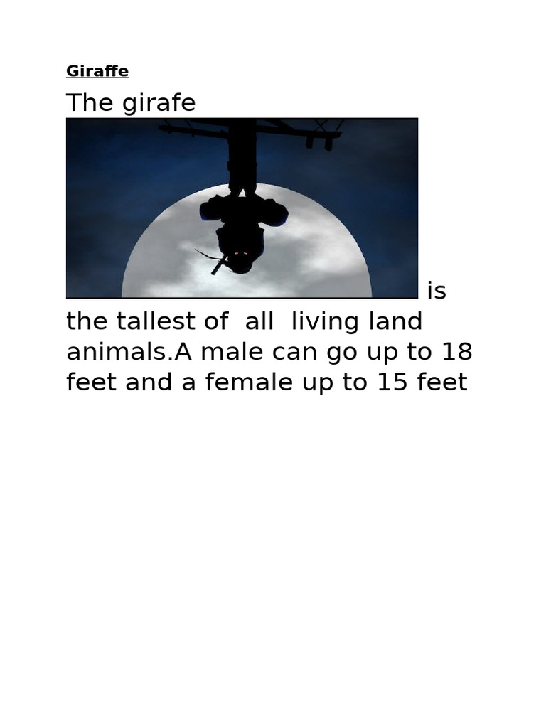 Giraffe | PDF