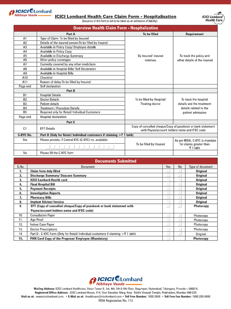 New-IPD Corproate Claim Form | PDF