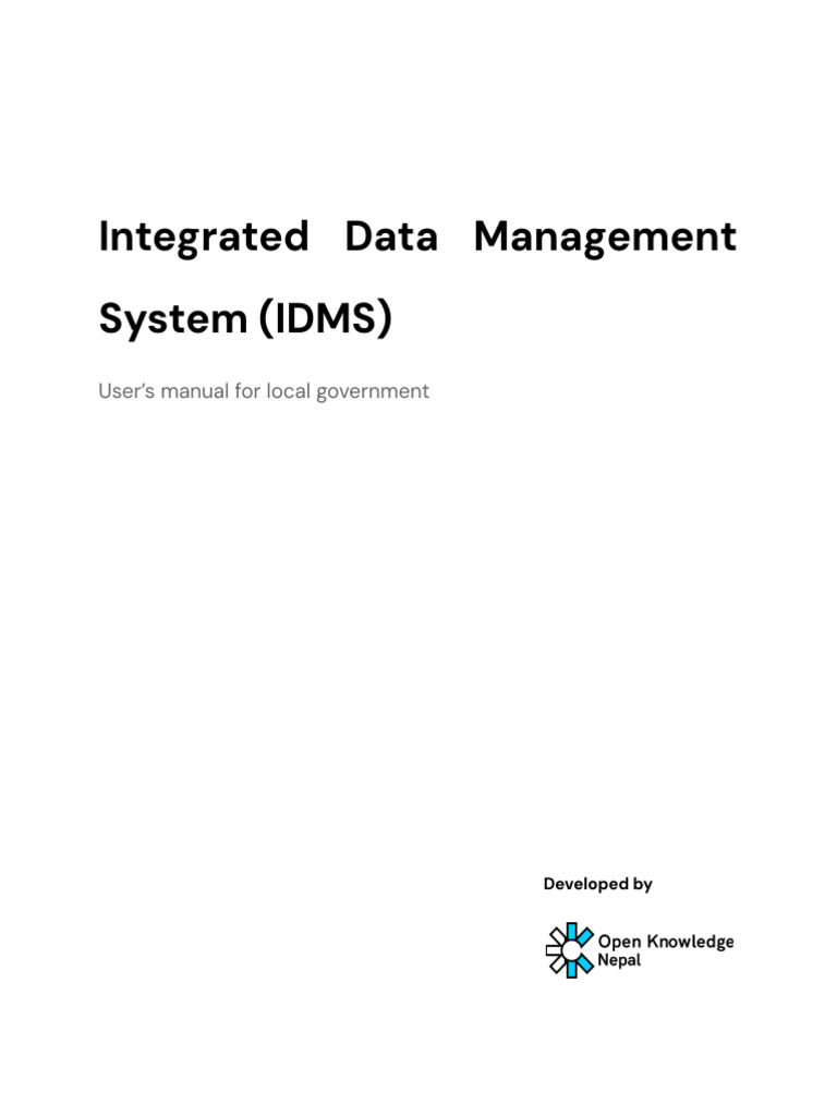 IDMS User Manual For LGs | PDF | Internet & Web | World Wide Web