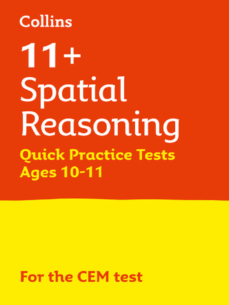 11+ Quick Practice Tests For The CEM Test - Spatial Reasoning Age 10-11 ...