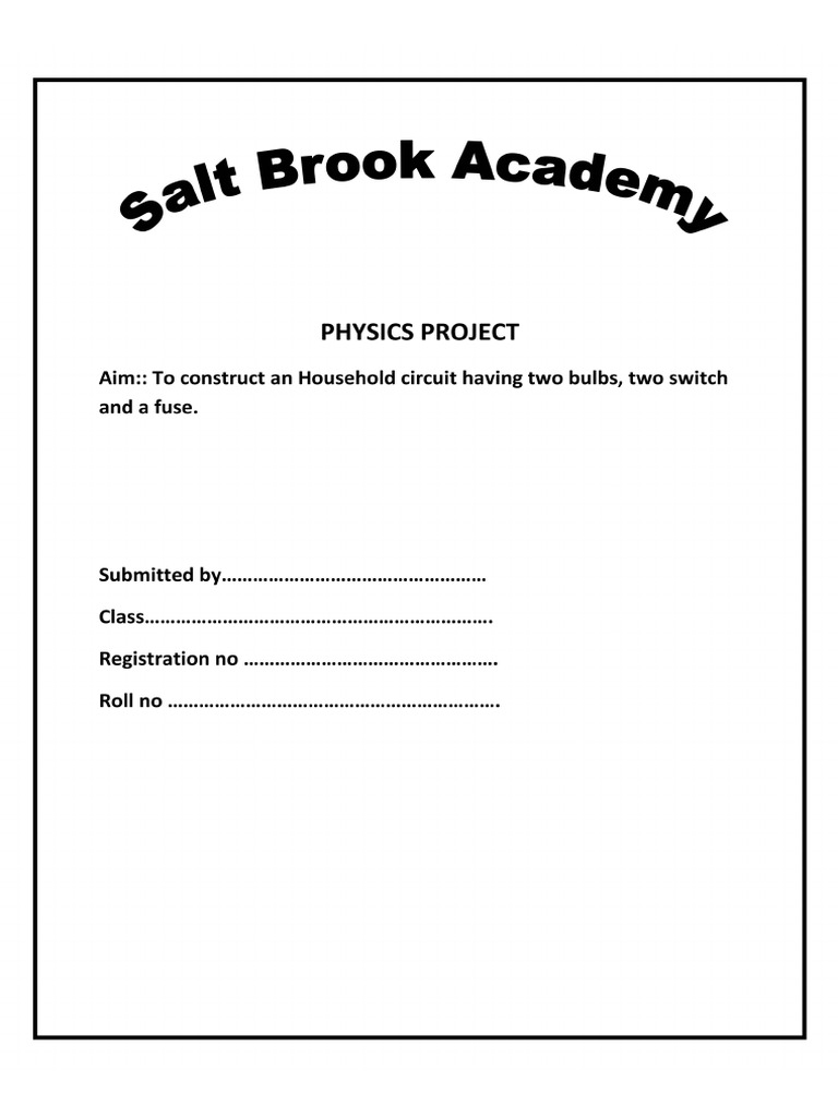 Physics Project Arup Da - 1 | PDF