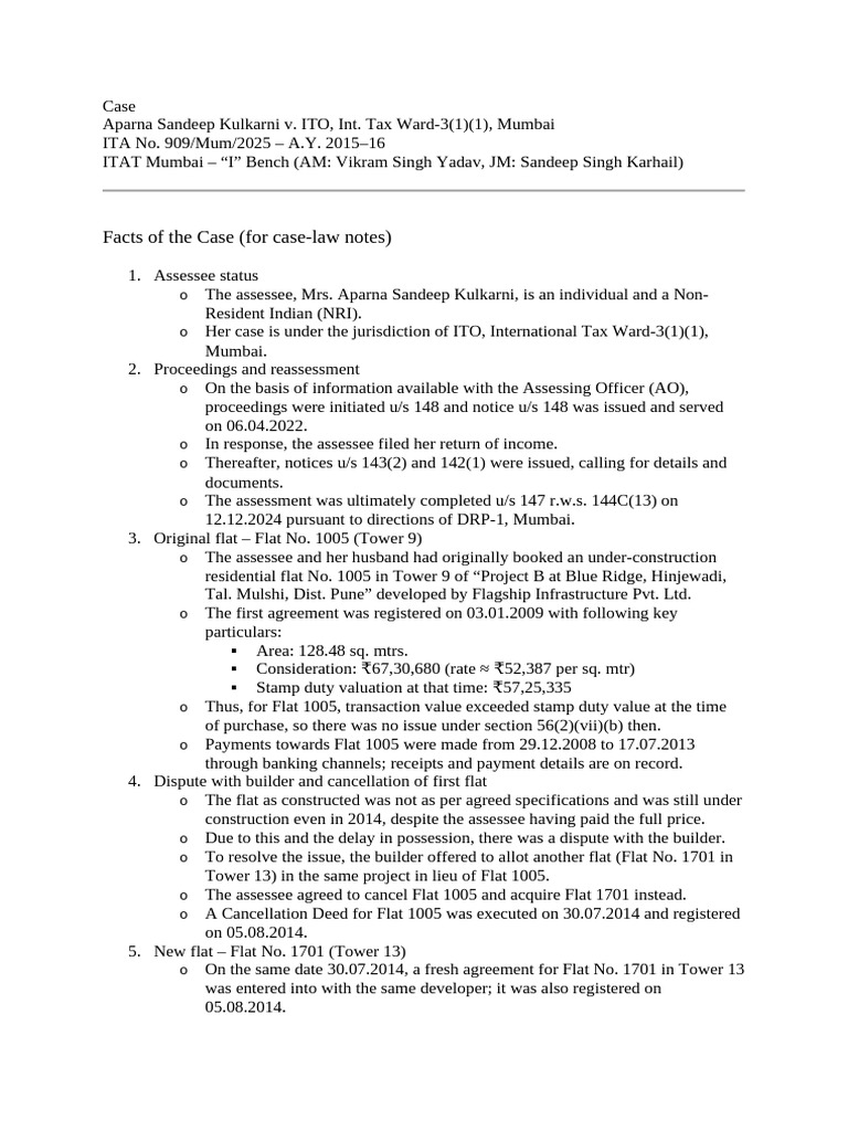 Facts of Case-4 | PDF