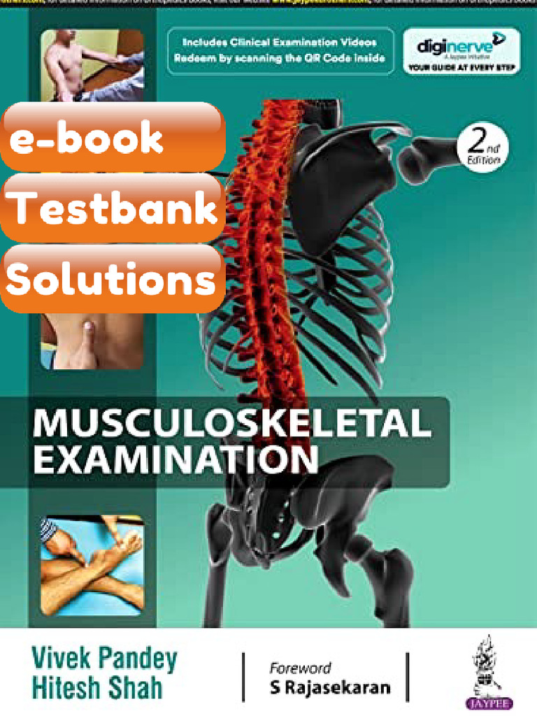 Testbank Musculoskeletal Examination 2nd Edition by Vivek PandeyHitesh ...
