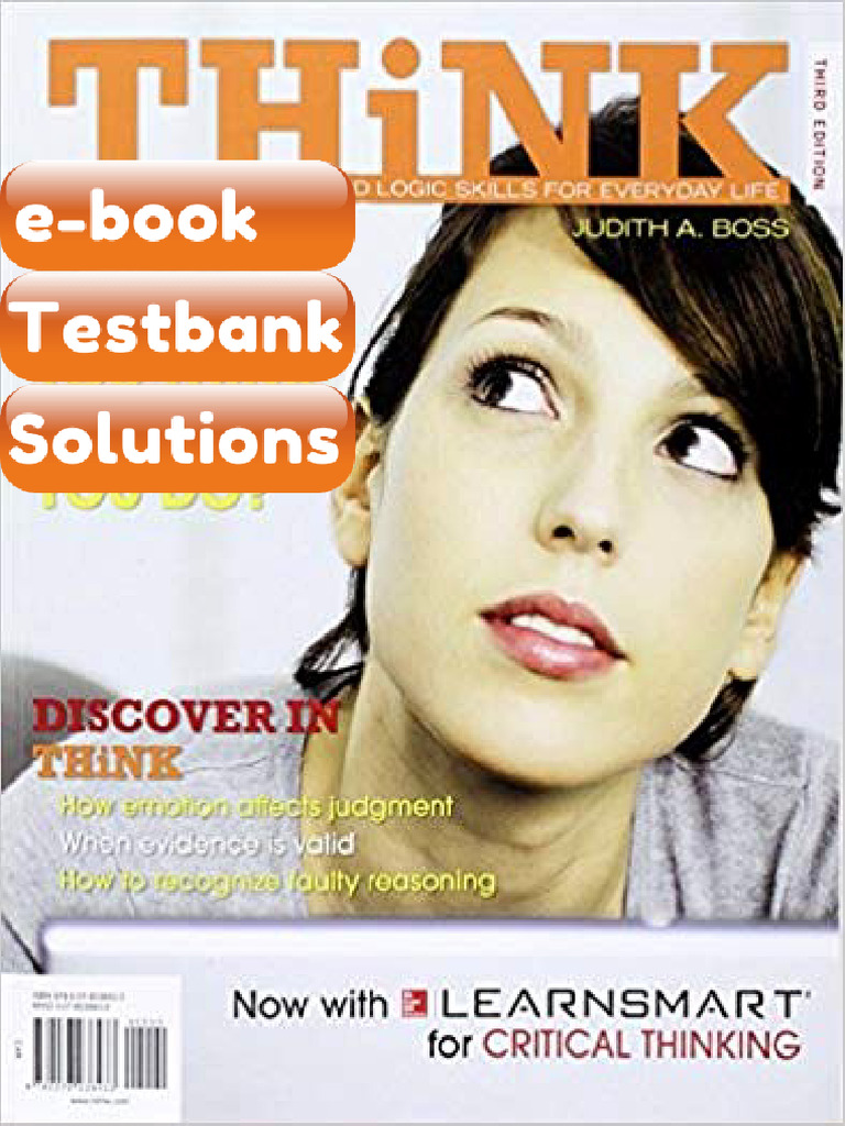 Testbank THiNK 3rd Edition by Judith a Boss Fast Download | PDF ...