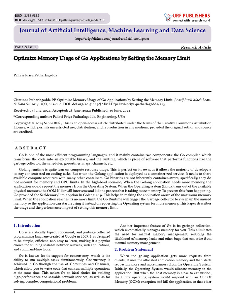 Optimize Memory Usage of Go Applications by Setting The Memory Limit ...