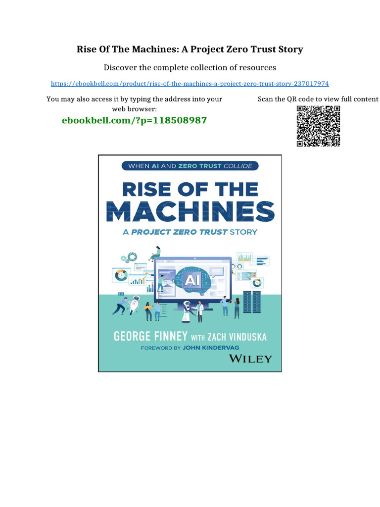 Rise of the Machines: A Project Zero Trust Story Ready to Read | PDF ...