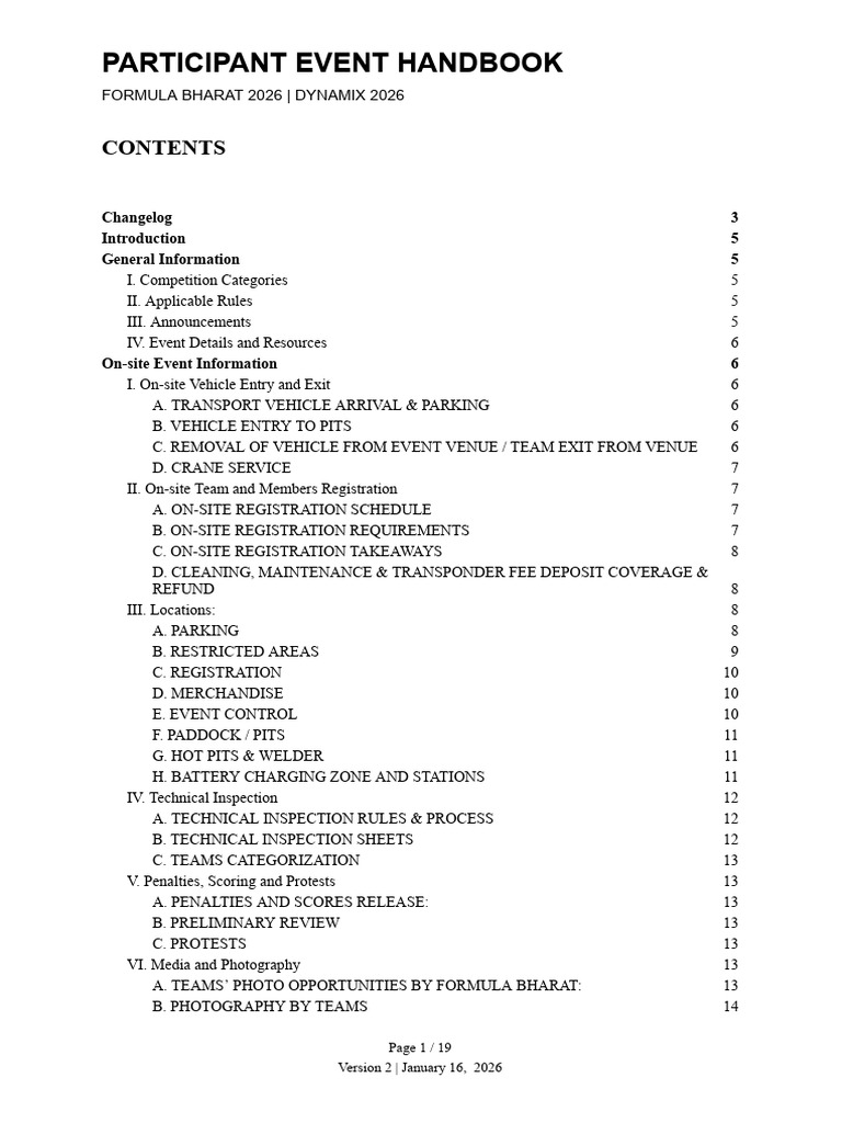 FB2026 - Event Handbook For Participants - V2 | PDF | Welding ...