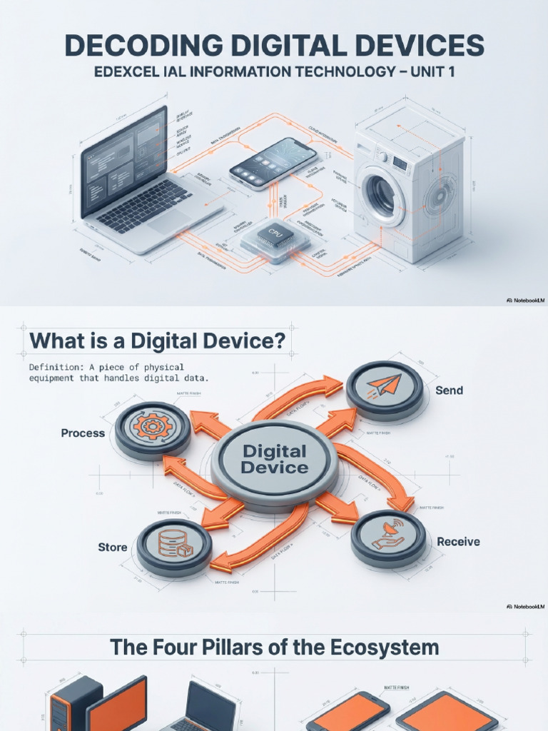 Decoding Digital Devices Edexcel IAL Unit 1 | PDF