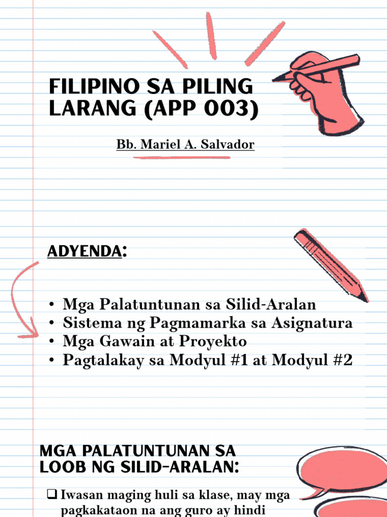 MODYUL 1 at 2 (APP 003) | PDF