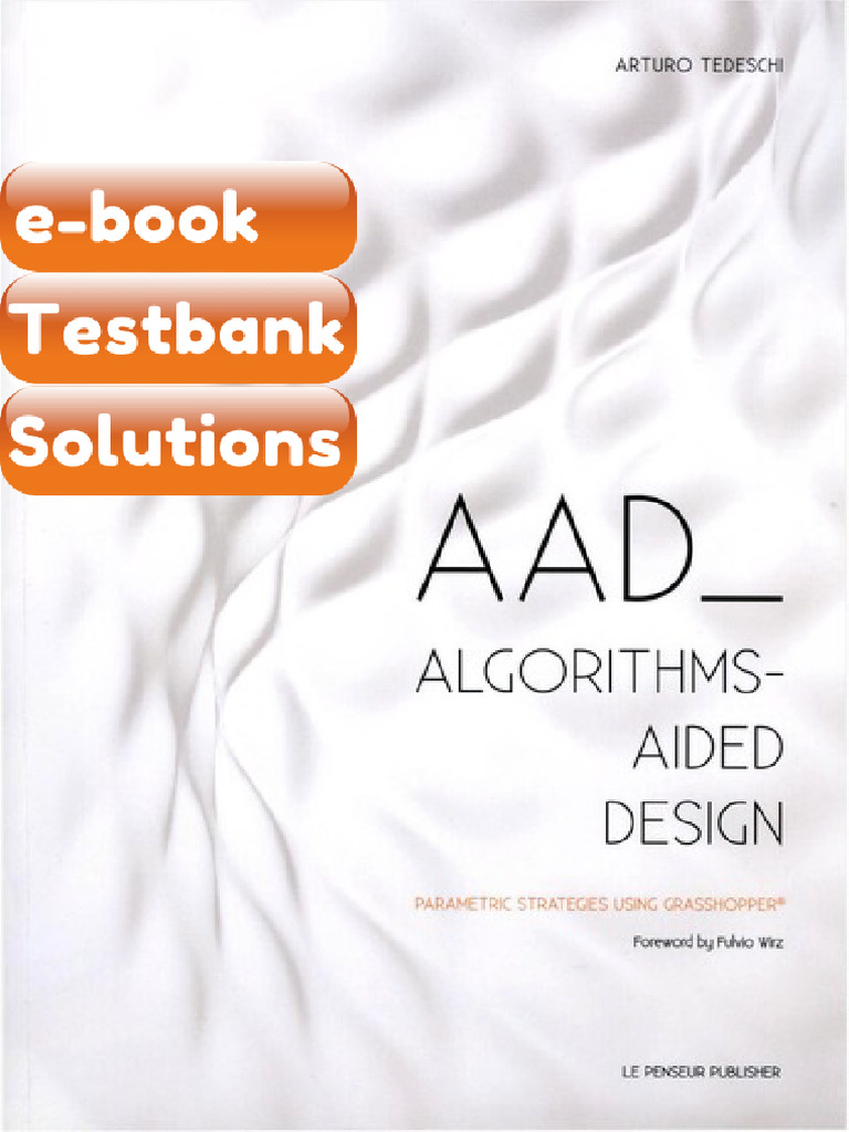 Testbank AAD AlgorithmsAided Design Parametric Strategies Using ...